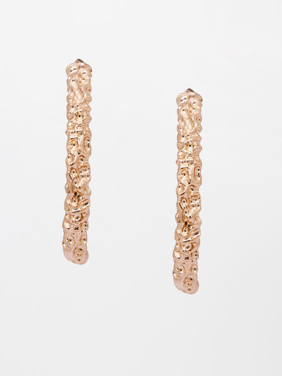 Gold Alloy Earring, , image 2